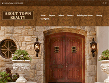 Tablet Screenshot of abouttownrealty.com